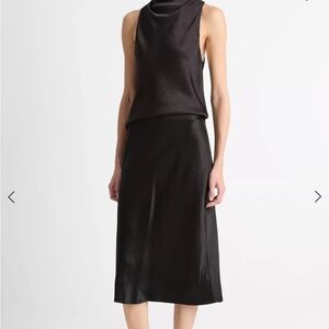 Vince Satin Slip Skirt